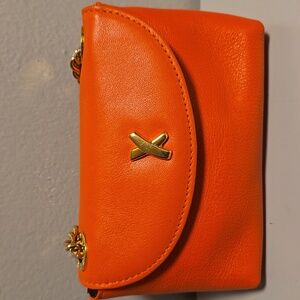 Paloma Picasso Orange Mini Bag with Gold Accents